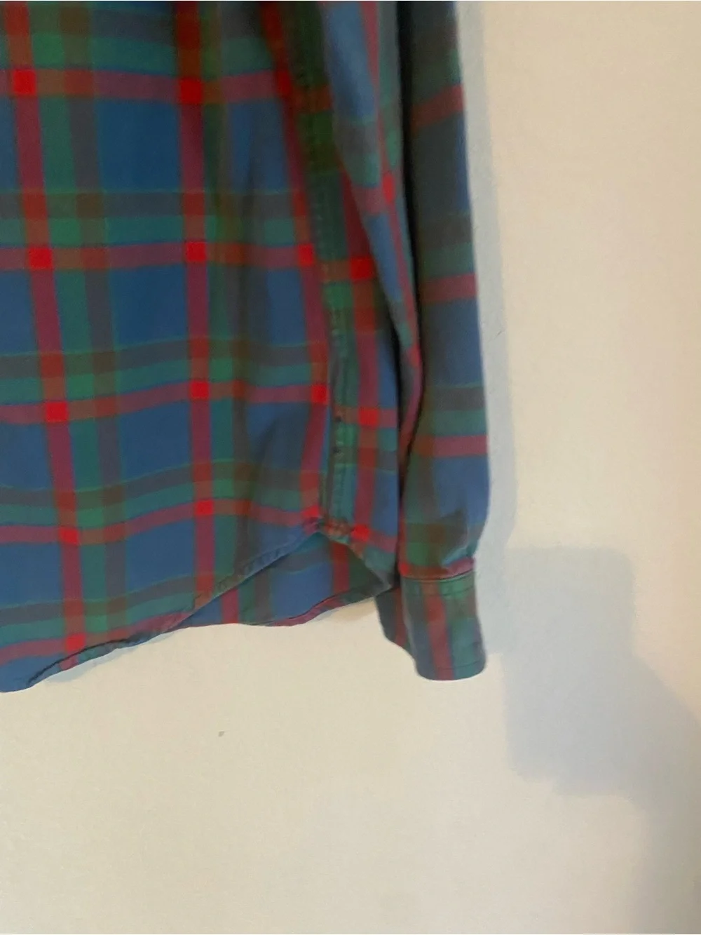 J.Crew Retro Sporting Goods Trade & Co Plaid Button Down Fisherman Shirt L